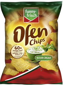 Funny-Frisch Ofen Chips Sour Cream 125G