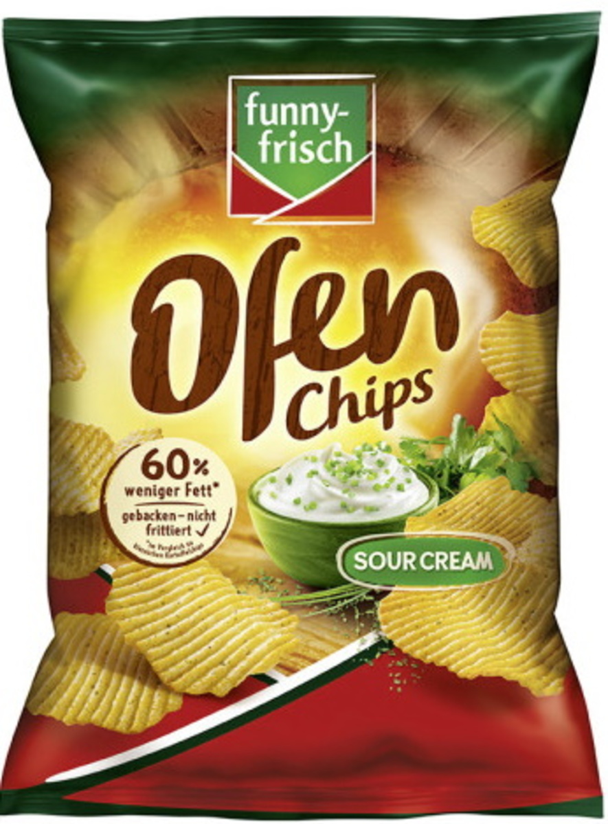 Bild 1 von Funny-Frisch Ofen Chips Sour Cream 125G