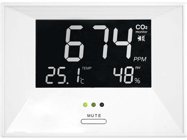 Bild 1 von TFA 31.5003 AirCO2ntrol CO2-Monitor Messgerät, Weiß