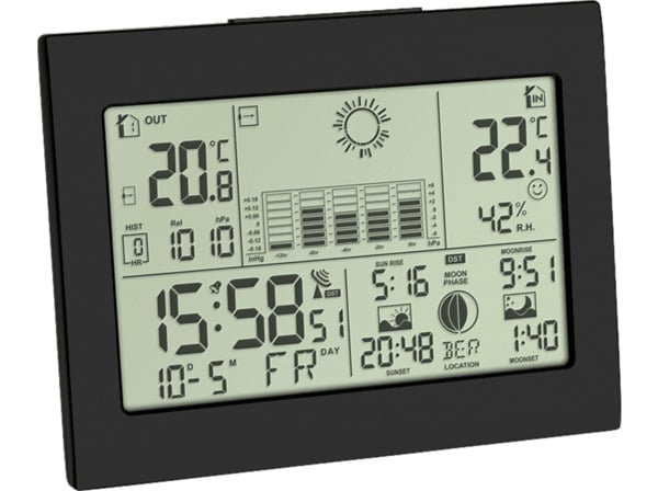 Bild 1 von TFA 35.1155.01 HORIZON Wetterstation, Schwarz