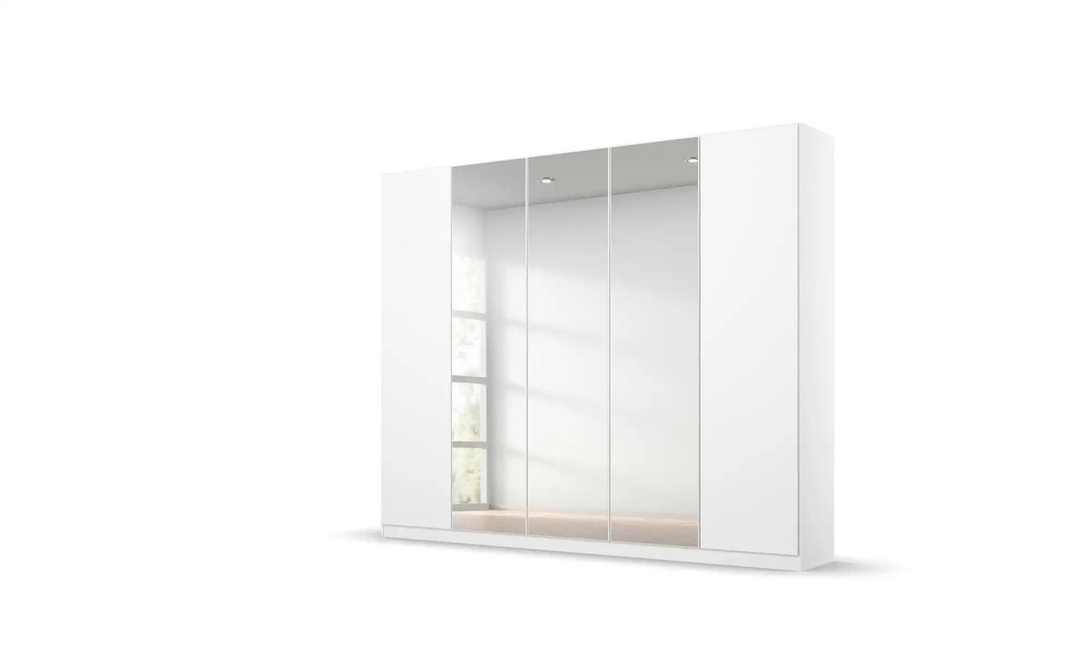 Bild 1 von Falttürenschrank ¦ weiß ¦ Maße (cm): B: 226 H: 210 Schränke > Kleiderschränke > Drehtürenschränke - Sconto