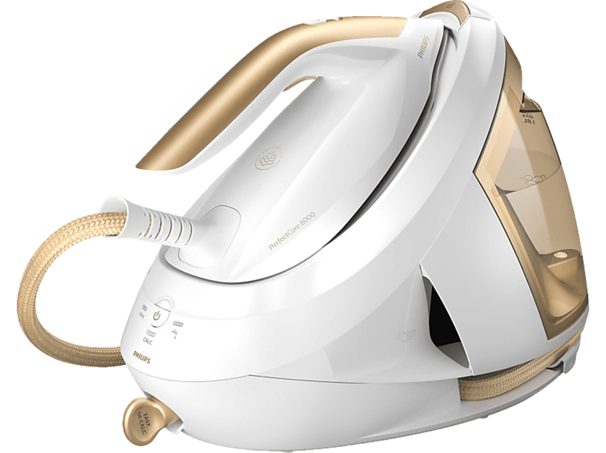 Bild 1 von PHILIPS PSG8040/60 PerfectCare 8000 Serie OptimalTemp, 1.8L, Dampfbügelstation (2700 Watt, 8 bar), Weiß
