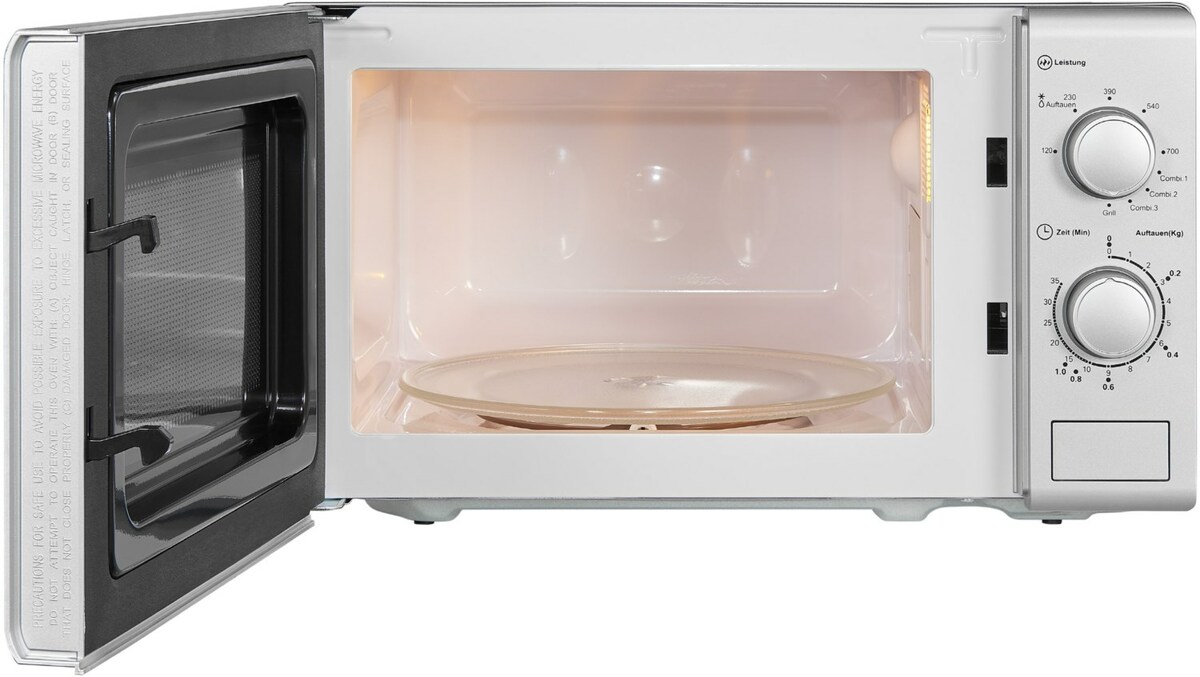 Bild 1 von MW900-030G Kombi-Mikrowelle silber