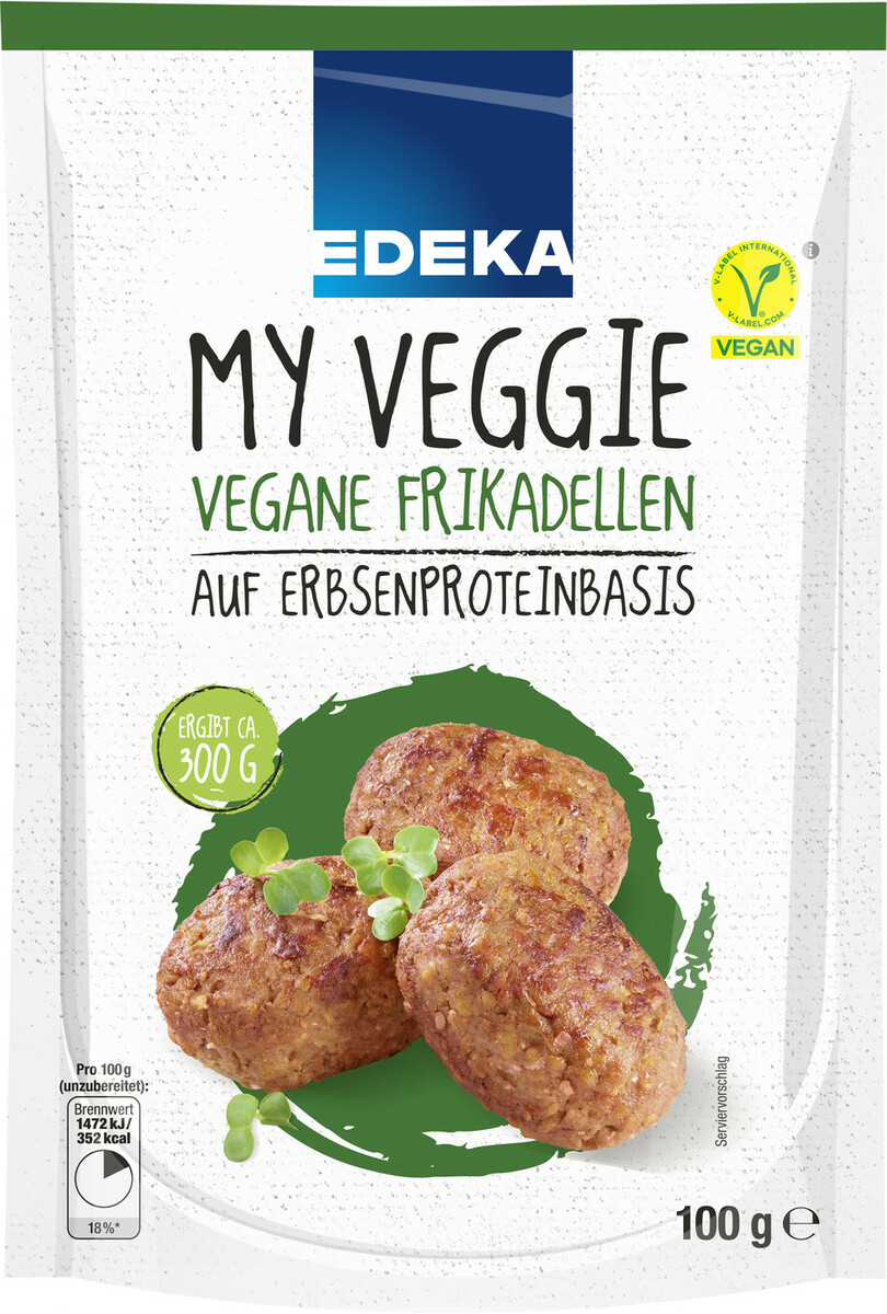 Bild 1 von EDEKA My Veggie Vegane Frikadellen 100G
