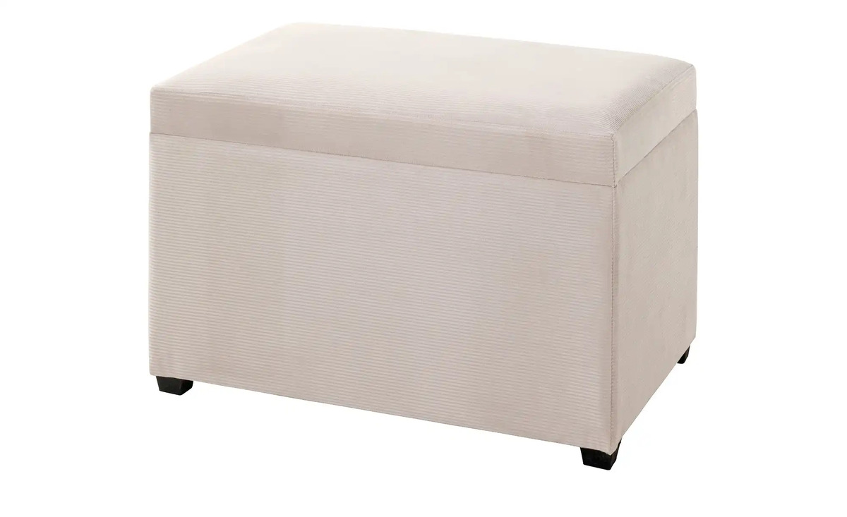 Bild 1 von Sitztruhe  Sucúa ¦ creme ¦ Maße (cm): B: 58 H: 42 T: 39 Hocker & Bänke > Bänke > Einzelbänke - Sconto