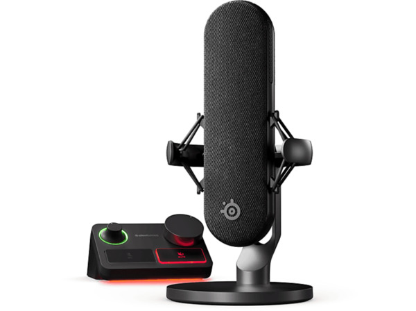 Bild 1 von STEELSERIES Alias Pro XLR Streaming Mikrofon, Schwarz, Schwarz