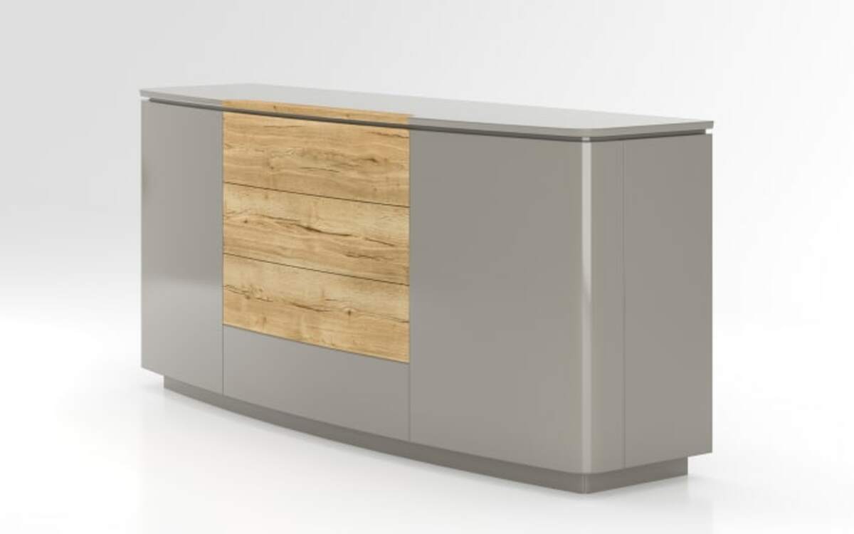 Bild 1 von Sideboard Dantaro in hellgrau / asteiche