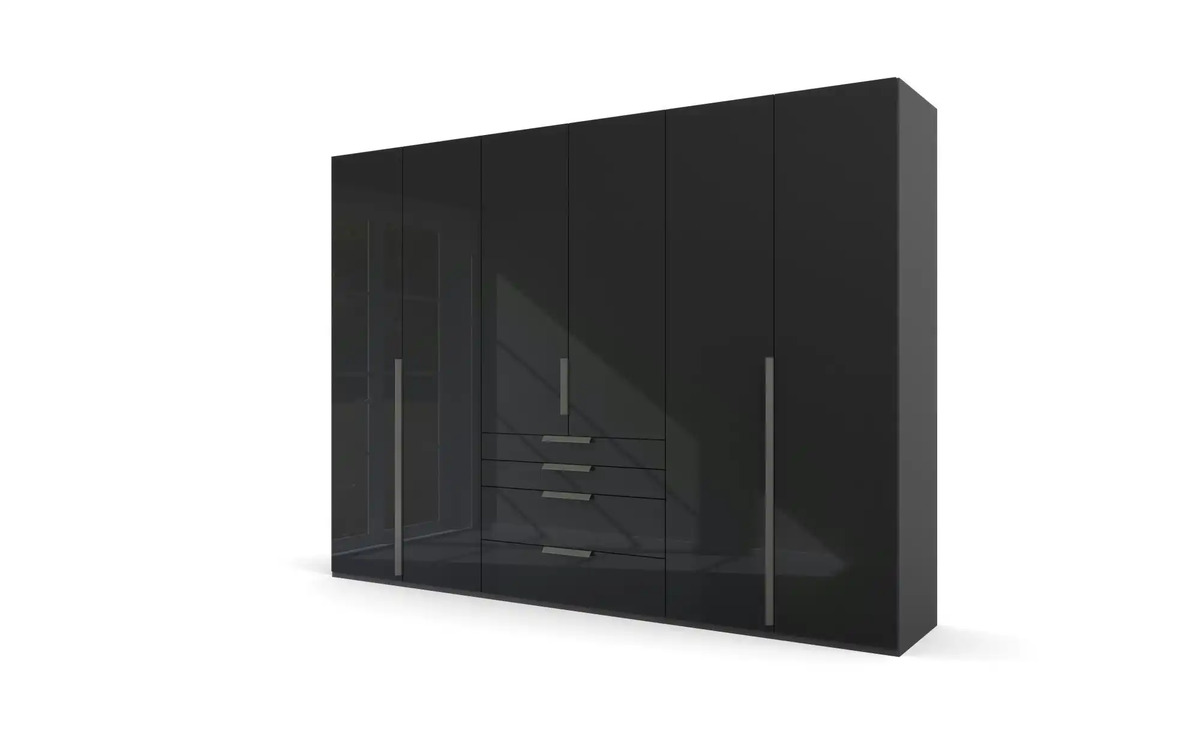 Bild 1 von Drehtürenschrank ¦ schwarz ¦ Maße (cm): B: 301 H: 223 Schränke > Kleiderschränke > Drehtürenschränke - Sconto