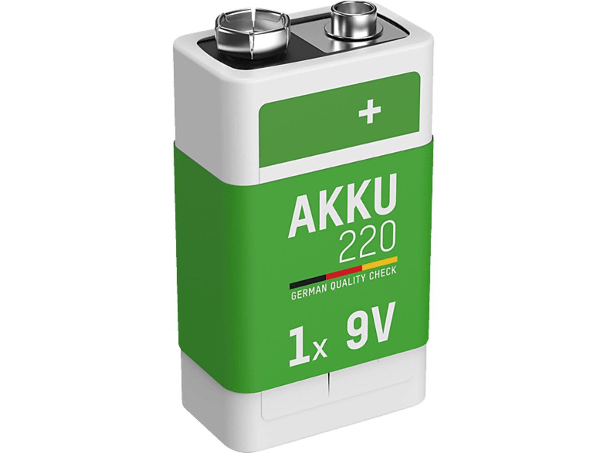 Bild 1 von ANSMANN 1er Set NiMH Akku, Nickel-Metallhydrid, 8.4 Volt, 220 mAh, Weiß