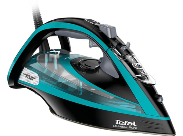 Bild 1 von TEFAL FV9844E0 Ultimate Pure Dampfbügeleisen (3200 Watt, Durilium Airglide Autoclean), Türkis