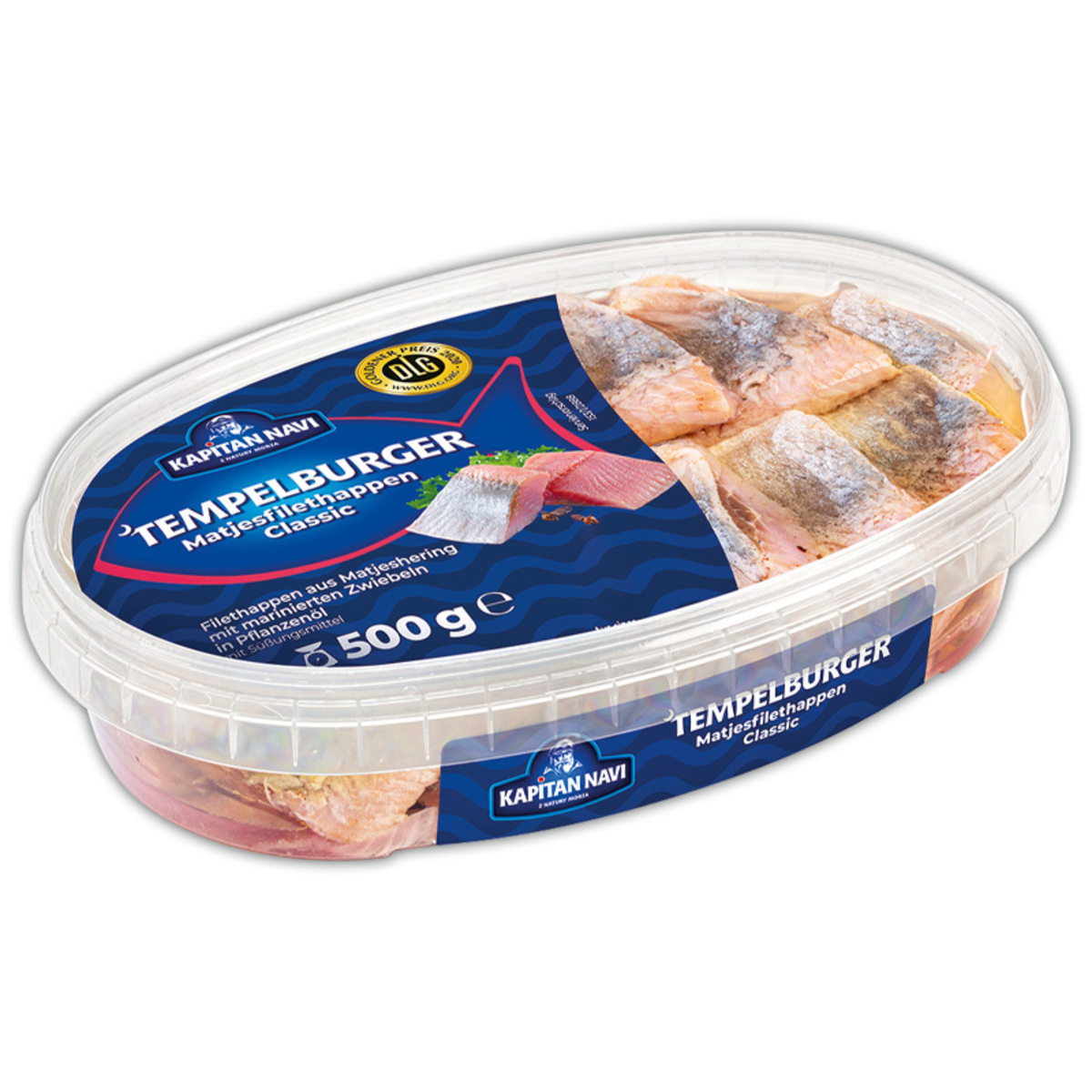 Bild 1 von Kapitan Navi Tempelburger Matjesfilethappen