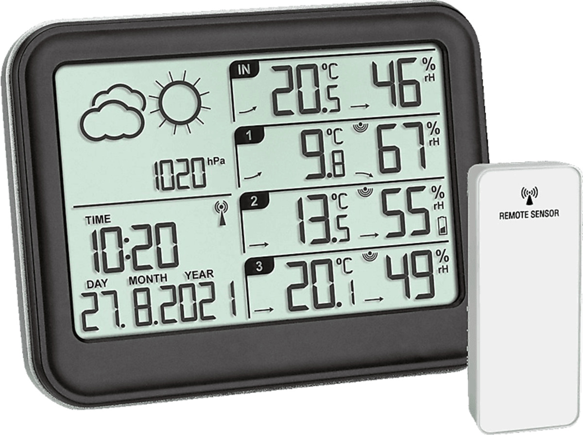 Bild 1 von TFA 35.1142.01 Wetterstation, Schwarz
