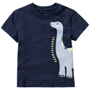 Baby T-Shirt mit großem Dino-Print DUNKELBLAU