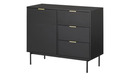 Bild 1 von Kommode  Nazon ¦ schwarz ¦ Maße (cm): B: 100 H: 80 T: 40 Kommoden & Sideboards > Kommoden - Sconto