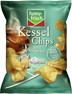Funny-Frisch Kessel Chips Salt & Vinegar 120G