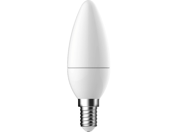 Bild 1 von ISY AE14-C35-4.9W LED Glühbirne E14 Warmweiß 470 lm, Weiß
