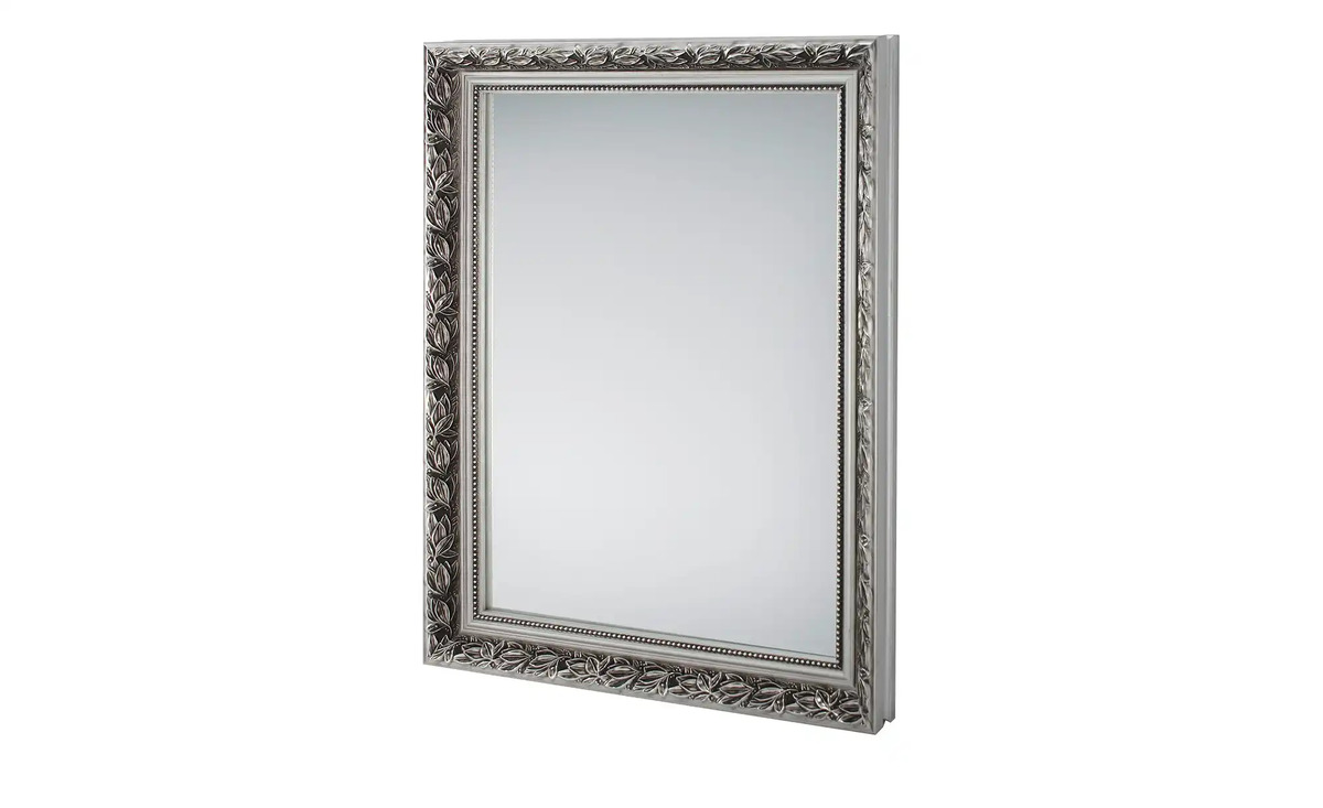 Bild 1 von Rahmenspiegel ¦ silber ¦ Holzwerkstoff, Glas  ¦ Maße (cm): B: 55 H: 70 T: 3,5 Dekoration > Spiegel - Sconto