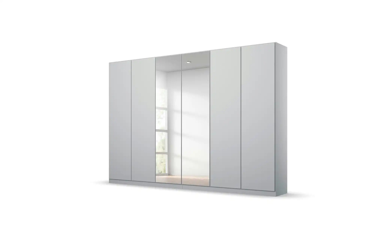 Bild 1 von Falttürenschrank ¦ grau ¦ Maße (cm): B: 271 H: 210 Schränke > Kleiderschränke > Drehtürenschränke - Sconto