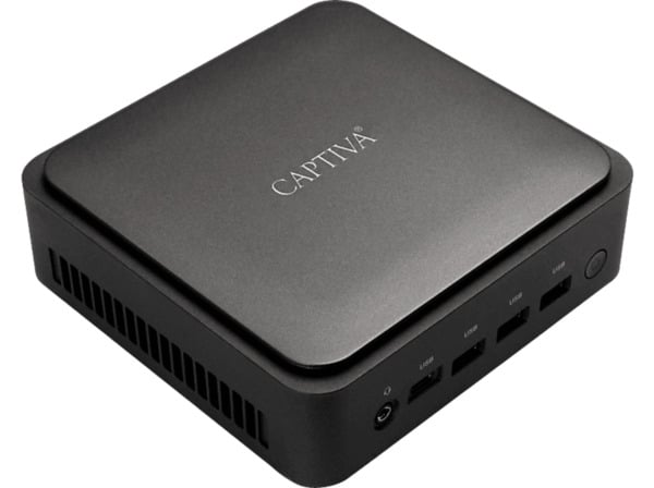 Bild 1 von CAPTIVA Power Starter I77-790, Mini PC mit Intel® Core™ i7 i7-1260P Prozessor, 16 GB RAM, 2 TB SSD, Intel®, Iris® Xe, Windows 11 Home (64 Bit), Schwarz