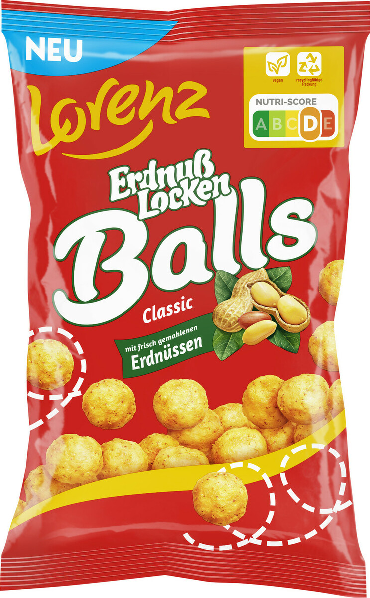 Bild 1 von Lorenz Erdnuß Locken Balls 130G