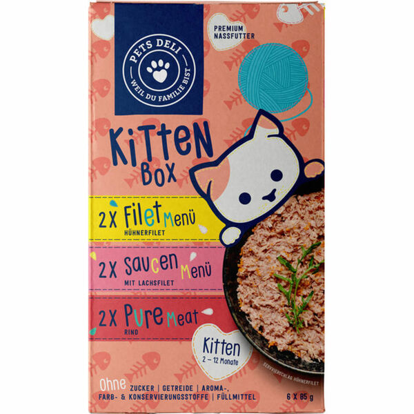 Bild 1 von Pets Deli Nassfutter Kitten Box, 6er Pack