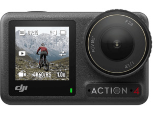 DJI Osmo Action 4 Standard Combo Camera , WLAN, Touchscreen
