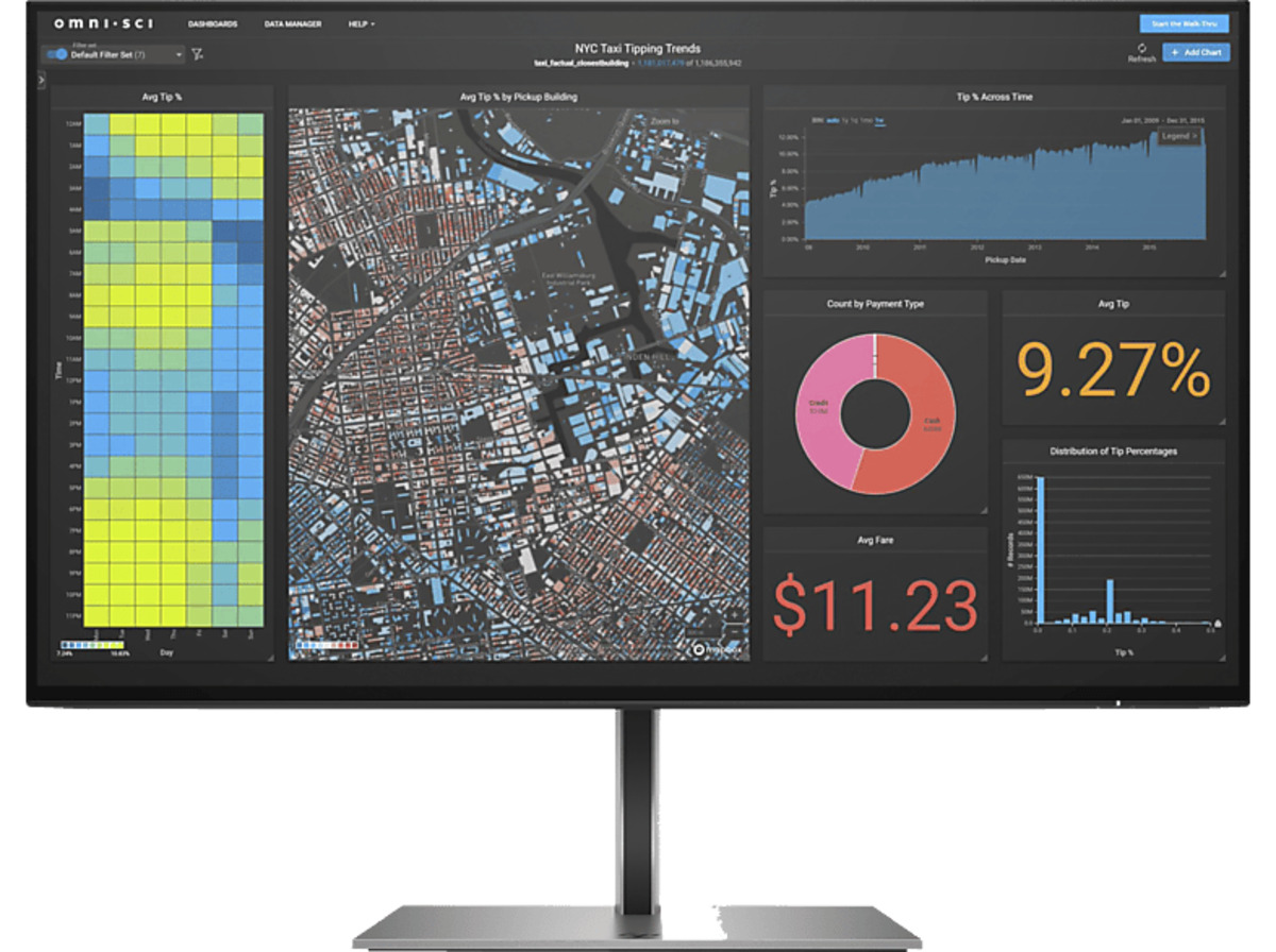 Bild 1 von HP - B2B Z24F 23,8 Zoll Full-HD Monitor (5 ms Reaktionszeit, 60 Hz), Silber