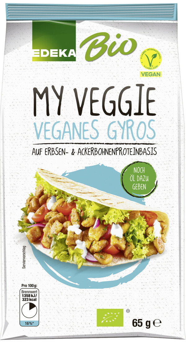 Bild 1 von EDEKA Bio My Veggie Veganes Gyros 65G