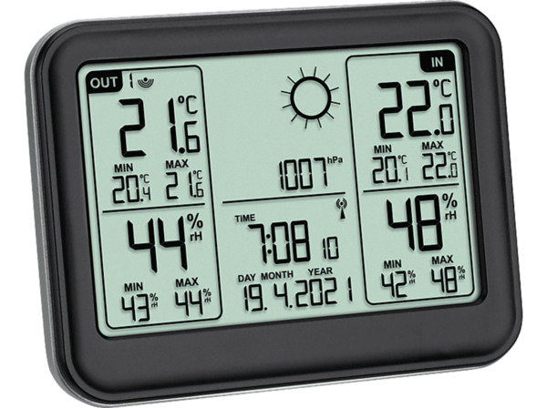 Bild 1 von TFA 35.1141.01 Memo Wetterstation, Schwarz