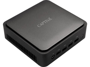 CAPTIVA Power Starter I77-773, Mini PC mit Intel® Core™ i3 i3-1220P Prozessor, 32 GB RAM, 2 TB SSD, Intel®, UHD Graphics, Windows 11 Pro (64 Bit), Schwarz