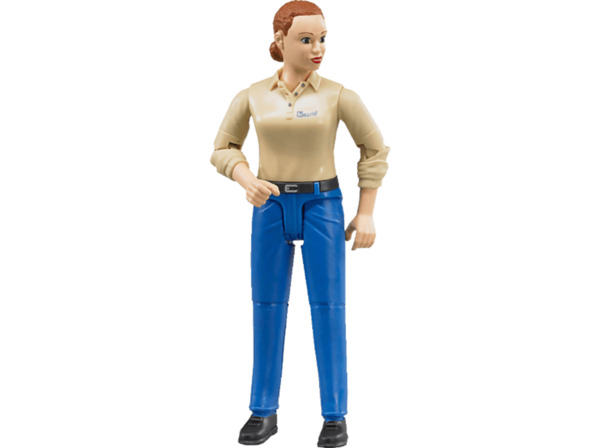 Bild 1 von BRUDER Frau mit blauer Hose Spielzeugfigur Mehrfarbig, Mehrfarbig