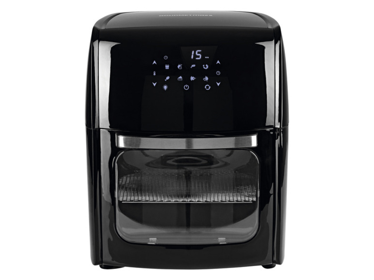Bild 1 von GOURMETmaxx Heißluftfritteuse mit Rotisserie, 1800 W, 12 l
