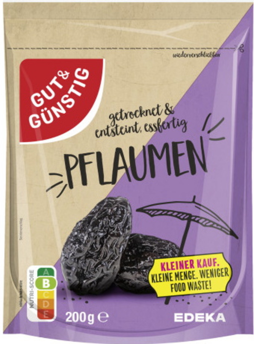 Bild 1 von Gut & Günstig Trockenpflaumen 200G