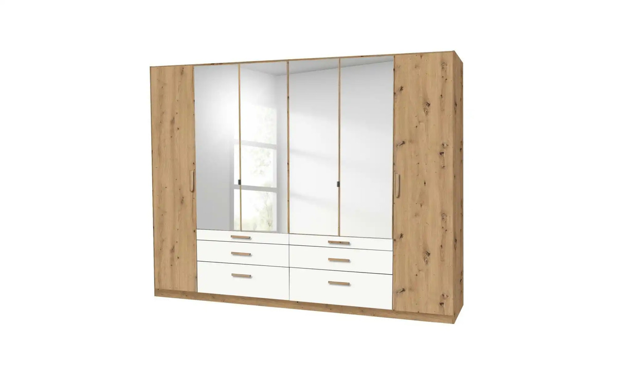 Bild 1 von Drehtürenschrank ¦ holzfarben ¦ Maße (cm): B: 271 H: 210 Schränke > Kleiderschränke > Drehtürenschränke - Sconto