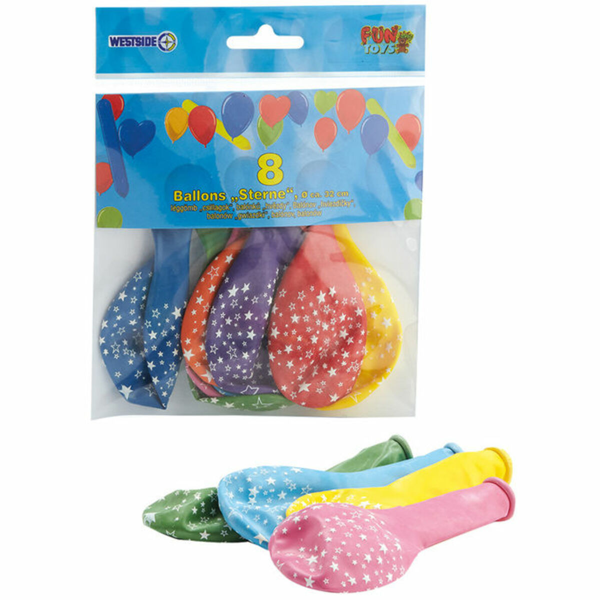 Bild 1 von Westside Ballons mit Sternenmuster