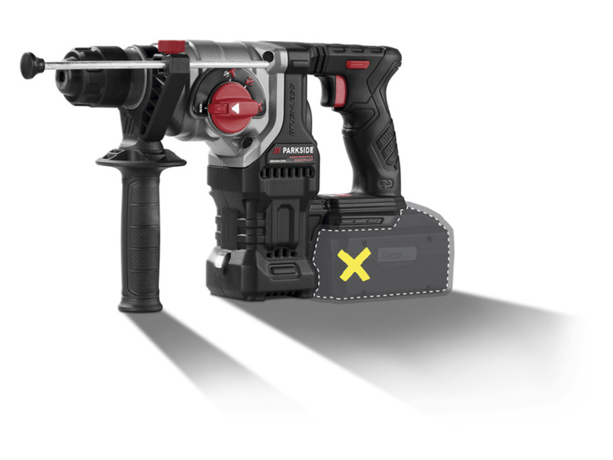 Bild 1 von PARKSIDE PERFORMANCE® Akku-Kombihammer 20V »PKHAP 20-Li C3«, ohne Akku und Ladegerät
