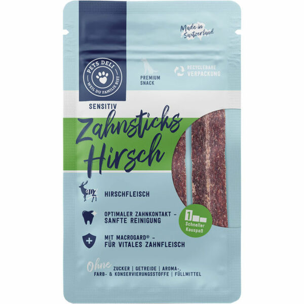 Bild 1 von Pets Deli Zahnsticks Hirsch sensitiv