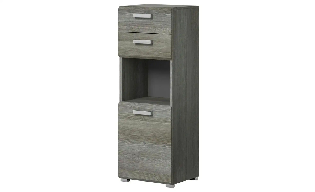 Bild 1 von Unterschrank ¦ grau ¦ Maße (cm): B: 40 H: 109 T: 33 Badezimmer > Badschränke > Unterschränke - Sconto