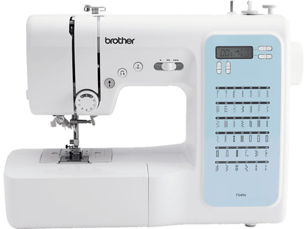 Bild 1 von BROTHER FS40s Allrounder Computer-Nähmaschine (43 Watt), Weiß/Blau