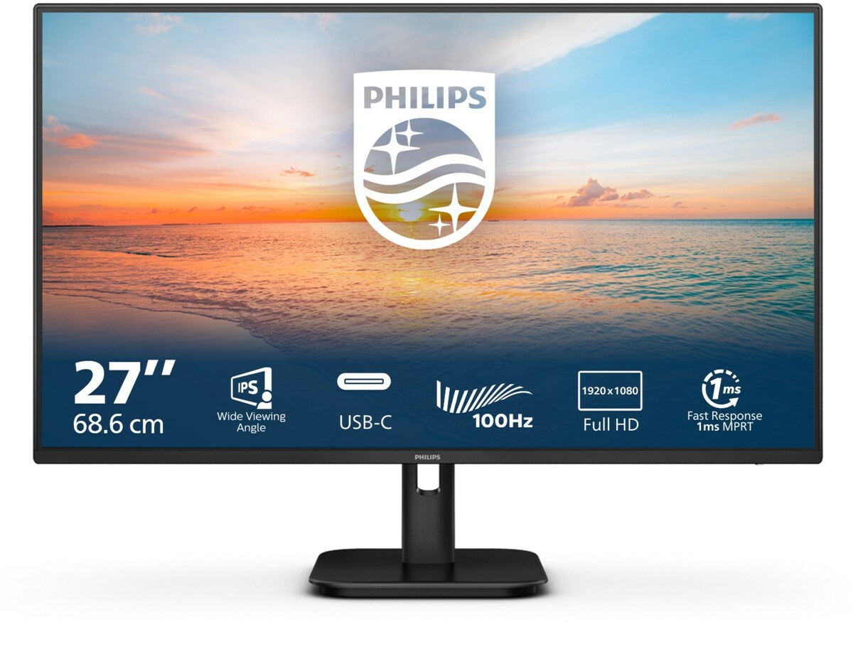 Bild 1 von 27E1N1300A/00 69 cm (27") TFT-Monitor mit LED-Technik schwarz / E