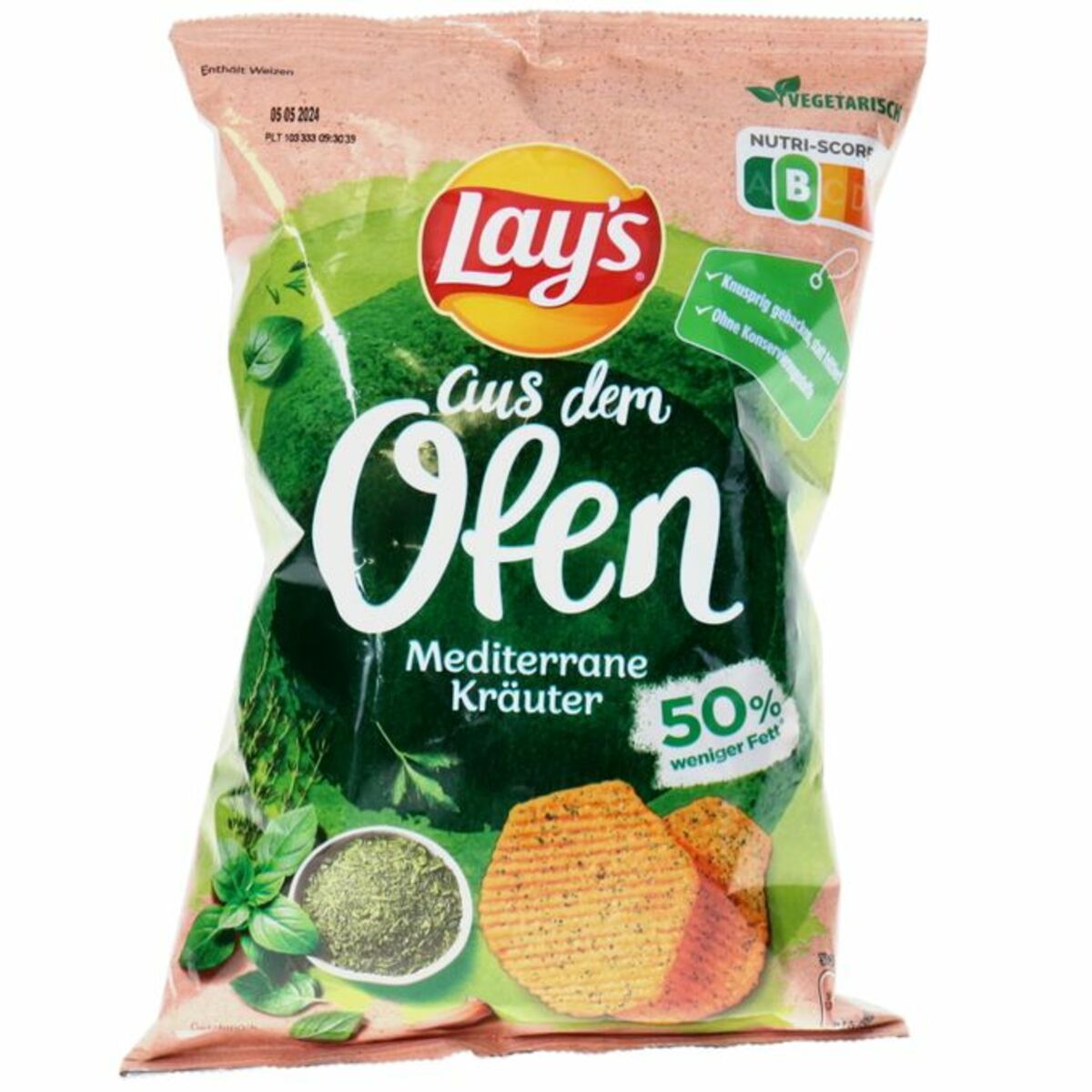 Bild 1 von Lay's Ofenchips Mediterrane Kräuter
