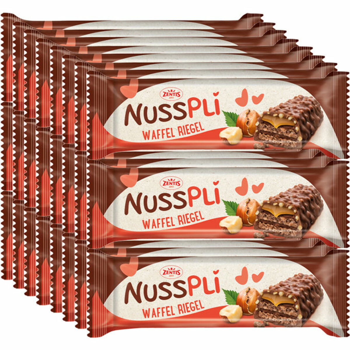 Bild 1 von Nusspli Waffelriegel, 24er Pack