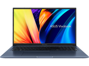 ASUS VivoBook 17X M1703QA-AU056W, Notebook, mit 17,3 Zoll Display, AMD Ryzen™ 9,5900HX Prozessor, 16 GB RAM, 1 TB SSD, Radeon™ Onboard Graphics, Blau, Windows 11 Home (64 Bit), Blau
