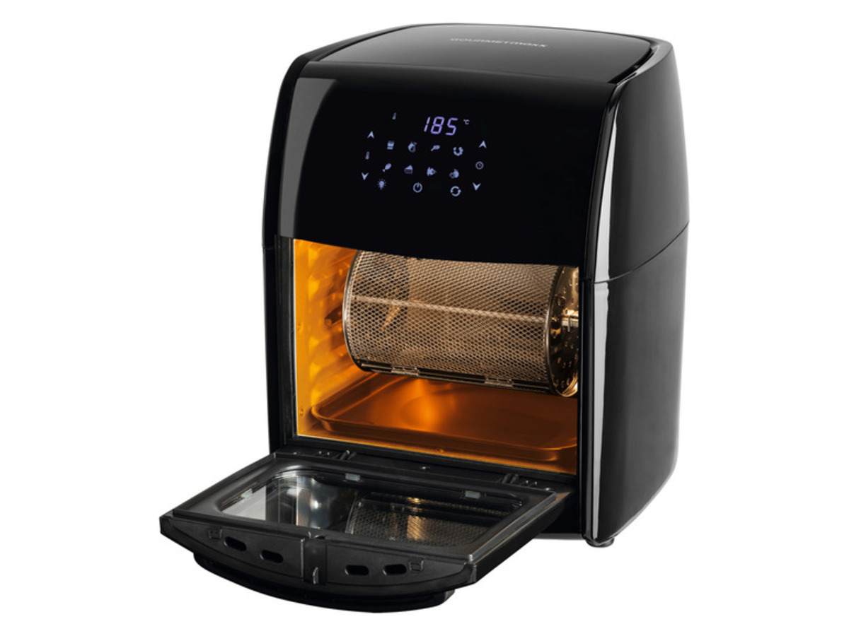 Bild 4 von GOURMETmaxx Heißluftfritteuse mit Rotisserie, 1800 W, 12 l