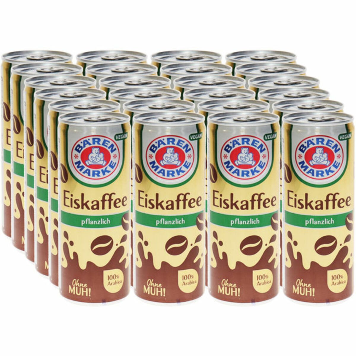 Bild 1 von Bärenmarke Ohne Muh Eiskaffee, 24er Pack (EINWEG) zzgl. Pfand