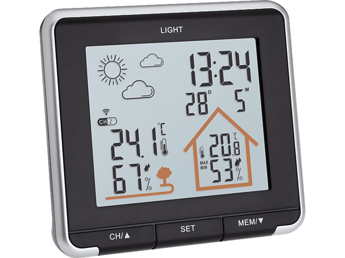Bild 1 von TFA 35.1153.01 LIFE Wetterstation, Schwarz