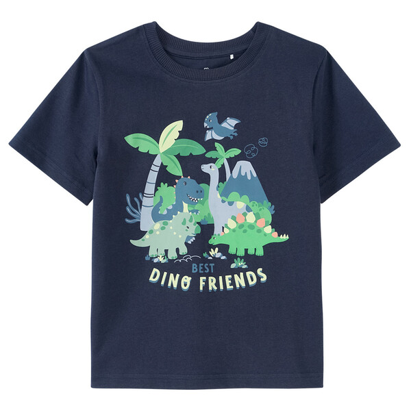 Bild 1 von Jungen T-Shirt mit Dino-Print DUNKELBLAU