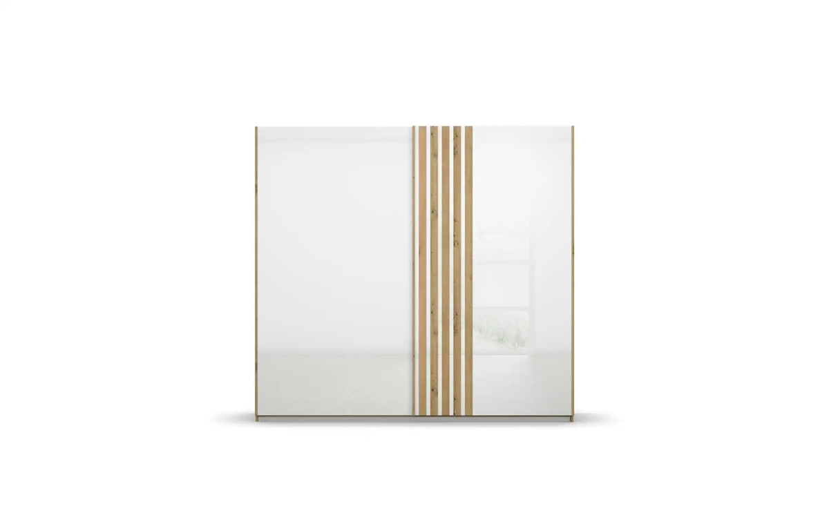 Bild 1 von Schwebetürenschrank ¦ holzfarben ¦ Maße (cm): B: 226 H: 210 Schränke > Kleiderschränke > Schwebetürenschränke - Sconto