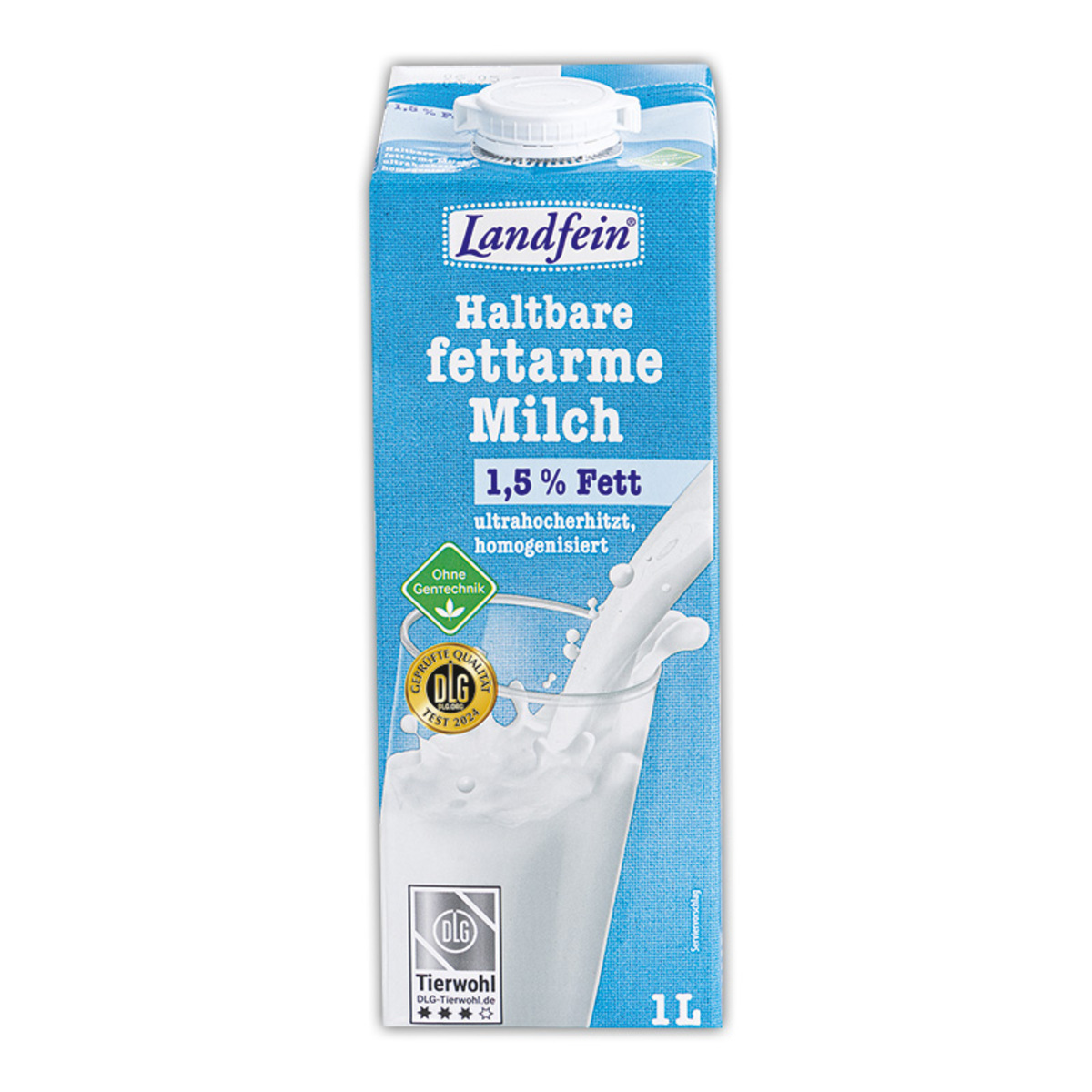 Bild 1 von Landfein Haltbare fettarme Milch