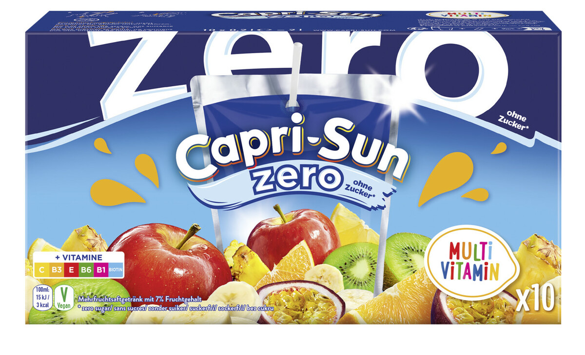 Bild 1 von Capri Sun Multivitamin Zero 10x 0,2L